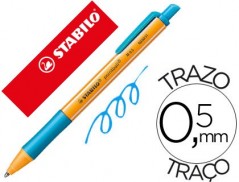 10un ESFEROGRAFICA STABILO POINTBALL 0,5 MM RETRATIL TURQUES