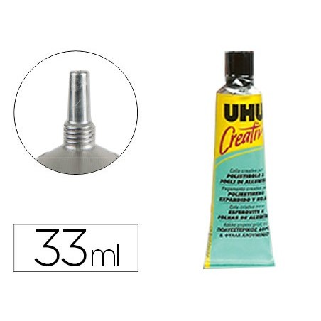 COLA UHU CREATIV PARA ESFEROVITE E FOLHAS DE ALUMINIO