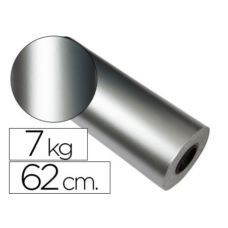PAPEL FANTASIA VERG STAR 7014-62 PRATA BOBINA 62 CM 7 KG