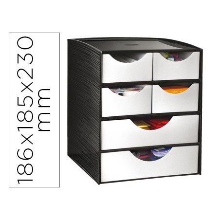 MODULO DE ARMAZENAMENTO CEP 4 GAVETAS PEQUEÑOS E 2 GAVETAS G