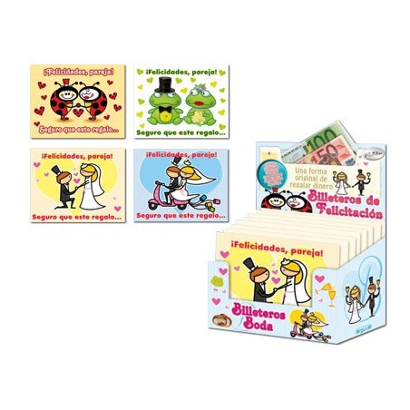 48un ENVELOPE PARA NOTAS ARGUVAL BODAS PRATA MODELOS SORTIDO