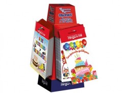 CARTAO DE CONVITE ARGUVAL FESTA EXPOSITOR DE 60 BLISTER SORT