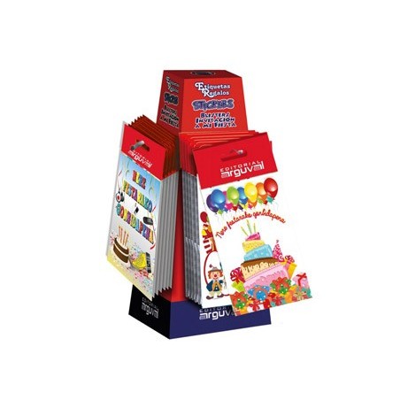 CARTAO DE CONVITE ARGUVAL FESTA EXPOSITOR DE 60 BLISTER SORT