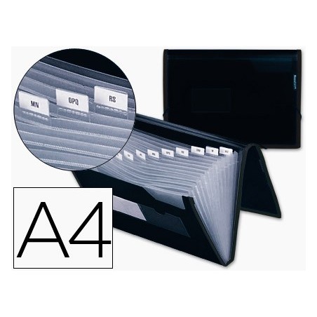 PASTA CLASSIFICADORA COM FOLE LIDERPAPEL A4, OPACAS, 13 DEPA