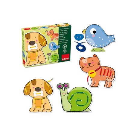 JOGO GOULA DIDATICO ENLAÇAR ANIMAIS