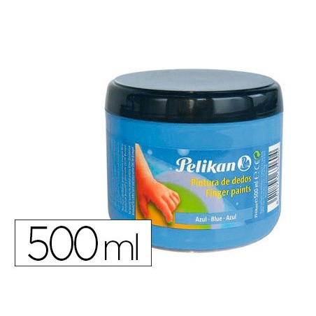 PINTURA DE DEDOS PELIKAN 500 ML, Nº 110 AZUL CELESTE