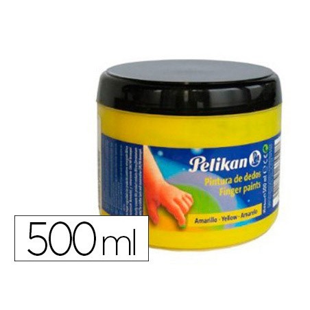 PINTURA DE DEDOS PELIKAN 500 ML, Nº 59A AMARELO