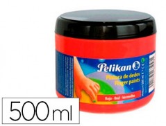 PINTURA DE DEDOS PELIKAN 500 ML, Nº 58 VERMELHAO