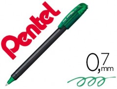 12un ROLLER PENTEL BL417 ENERGEL MAKKURO PONTA 0,7 MM COR VE