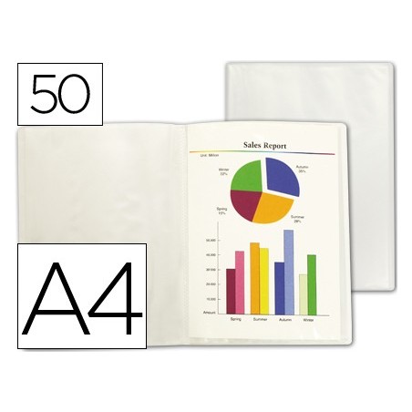 CAPA CATALOGO BEAUTONE A4 COM 50 BOLSAS TRANSPARENTE