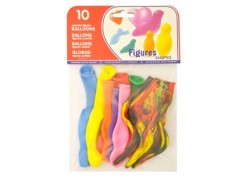 BALOES DE FIGURAS SORTIDAS BOLSA DE 10