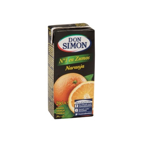 3un SUMO DON SIMON LARANJA TETRA BRIK 200 ML