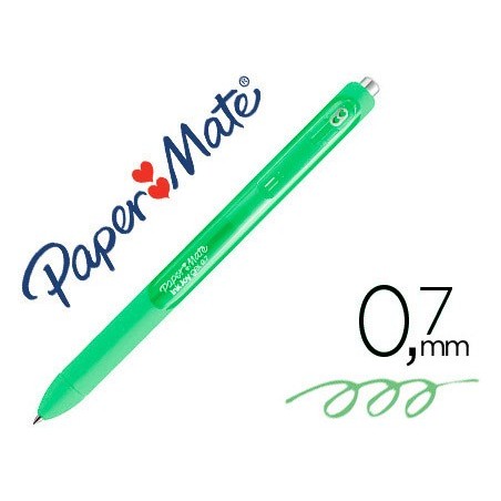ESFEROGRÁFICA PAPER MATE INKJOE RETRÁTIL GEL PEN TRAÇO 0,7 M