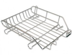 TABULEIRO DE SECRETARIA Q-CONNECT METALICO CROMADO