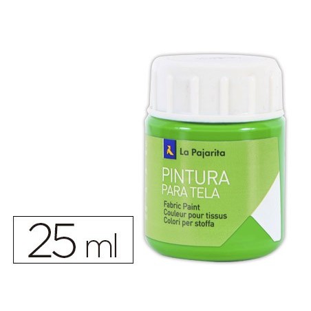 TINTA PARA TELA LA PAJARITA 20 ML VERDE PRIMAVERA