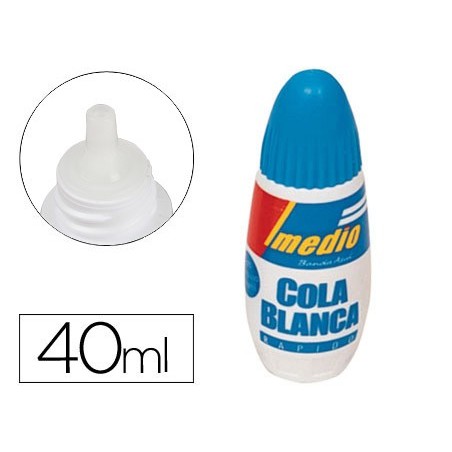 COLA IMEDIO BANDA AZUL COLA BRANCA - 40 ML -UNIDADE