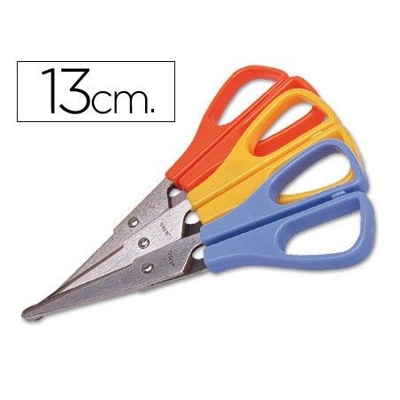 TESOURA ESCOLAR ACO INOXIDAVEL E CABO PLASTICO 13 CM