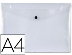 BOLSA PORTA DOCUMENTOS LIDERPAPEL POLIPROPILENO DIN A4 TRANS