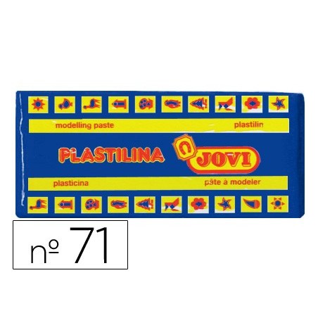 PLASTICINA JOVI 71 MEDIA 150 GR AZUL-ESCURO