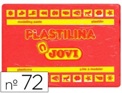 PLASTICINA JOVI 72 GRANDE 350 GR VERMELHO