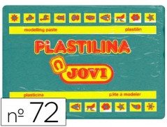 PLASTICINA JOVI 72 GRANDE 350 GR VERDE-ESCURO