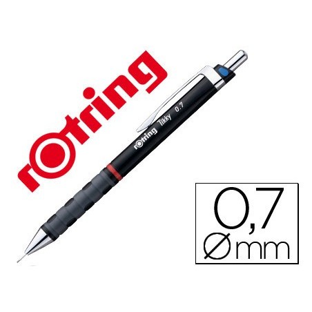 LAPISEIRA ROTRING TIKKY 0,7 MM PRETA