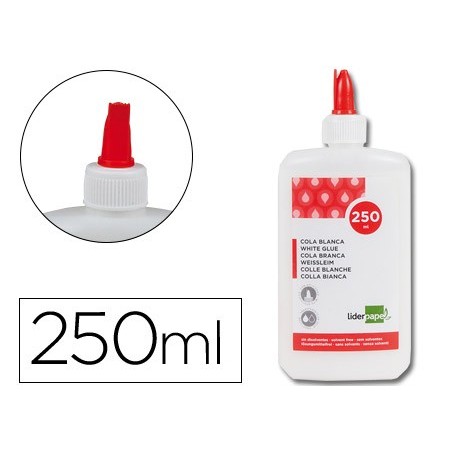 COLA BRANCA ESCOLAR LIDERPAPEL 250 ML