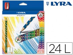 LAPIS DE CORES LYRA GROOVE SLIM TRIANGULAR MINAS DE 3,3 MM C