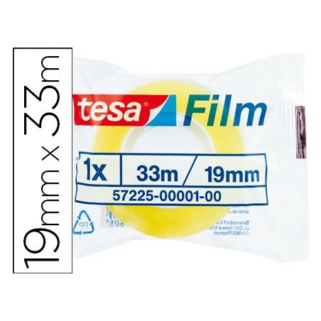 FITA ADESIVA TESA STANDARD 33 MT X 19 MM