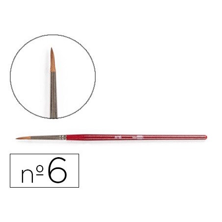 PINCEL AGUARELA LIDERPAPEL N. 6