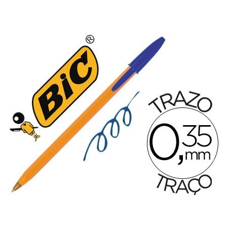 ESFEROGRAFICA BIC LARANJA AZUL