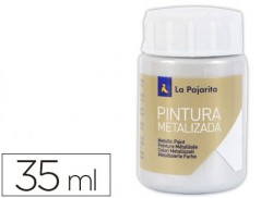 TINTA LATEX LA PAJARITA, 35 ML - PRATA