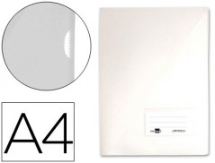 BOLSA DOSSIER LIDERPAPEL DIN A4 POLIPROPILENO TRANSPARENTE 9