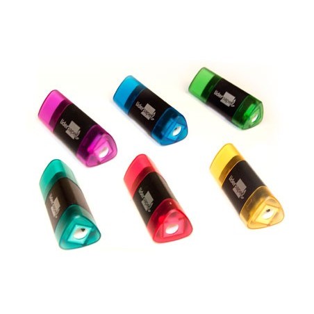 BORRACHA LIDERPAPEL TRIANGULAR COM APARA LAPIS