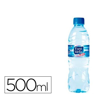 AGUA MINERAL NATURAL FONT VELLA GARRAFA DE 500ML