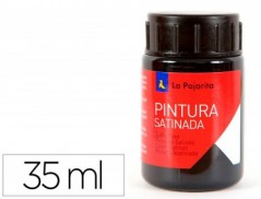 TINTA LATEX LA PAJARITA, 35 ML - PRETO