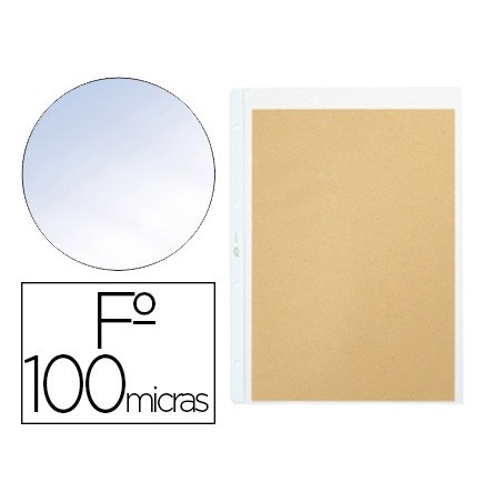 100un BOLSA CATALOGO PARDO QUATRO FUROS PVC 100 MICRONS COM