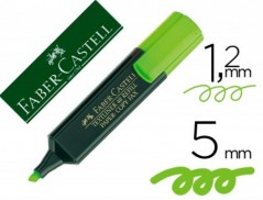 MARCADOR FLUORESCENTE FABER 48-63 VERDE
