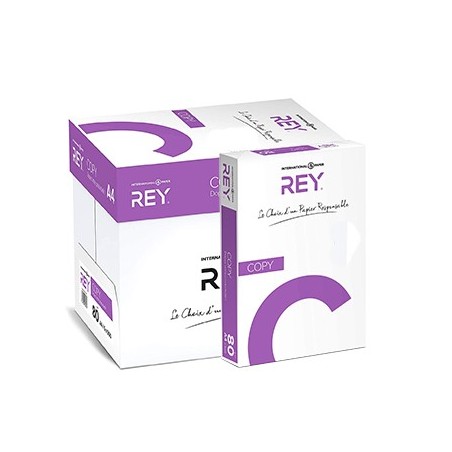 Papel Fotocopia A4 80gr Rey (Copy Paper) 5x500Folhas