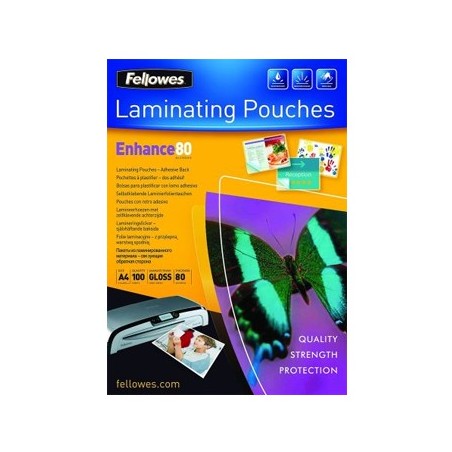 Bolsa Plastificacao Termica A4 306x220mm 80My Adesiva Pack /