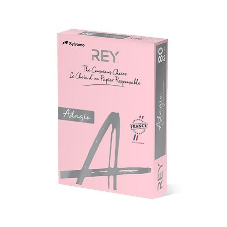 Papel Fotocopia Adagio(cd07) A4 80gr Rosa 1x500Fls / Papeis