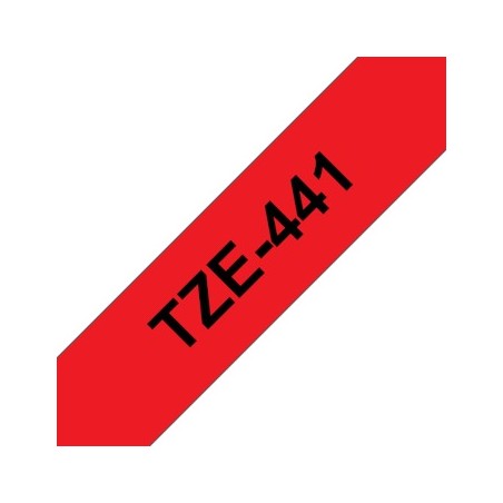 Fita Gravacao 18mmx8mts Vermelho/Preto