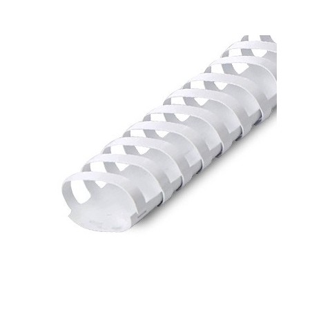 Argolas Pvc Encadernar 51mm 500 Fls Cx50un Branco Ovais / Es