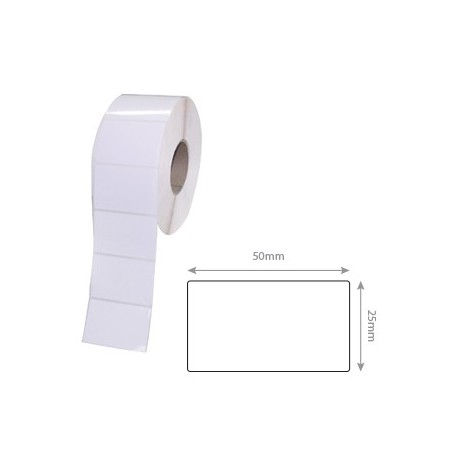 Rolo Etiquetas Termicas 50x25x25 2000 uni / Papeis e Transfo
