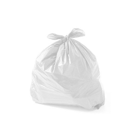 Sacos Lixo Plast 50Lts Branco 23my (60X80cm) (Pack 10) / Man
