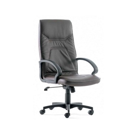 Cadeira Direcao Roma Costa Alta Rodada Oscilante Preto / Mob