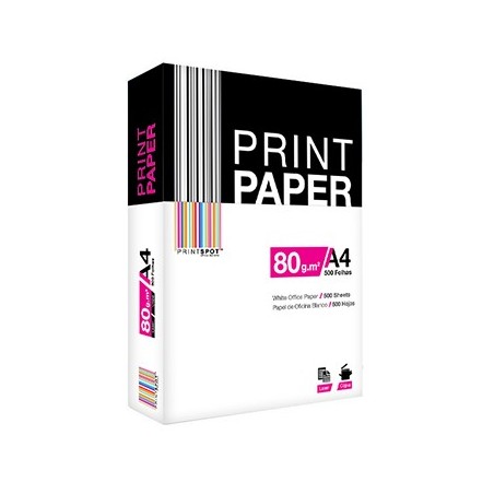 Papel Fotocópia A4 080gr PrintSpot 5x500 Folhas