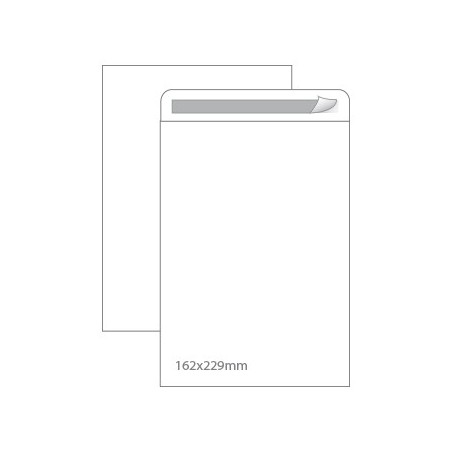 Envelopes Saco 162x229mm C5 Branco 100g Autodex Pack 50un