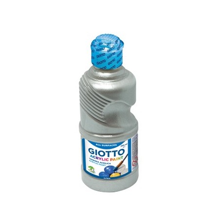 Guache Liquido Giotto Acrilico 250ml Prata / Escolar / Pintu