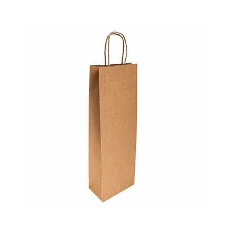 250un Saco Papel SOS 14+8x40cm 100g Castanho 1un